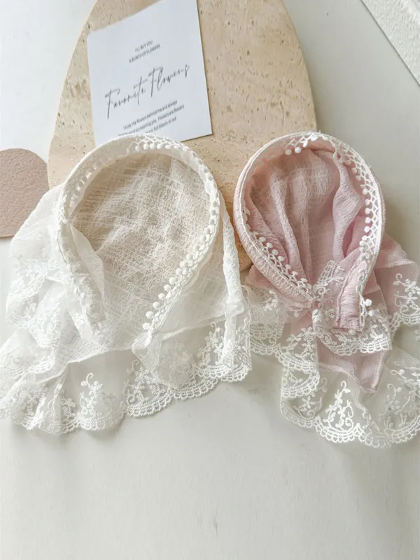 Retro Lace Casual Style Scarf Headband sold by Retro Stage