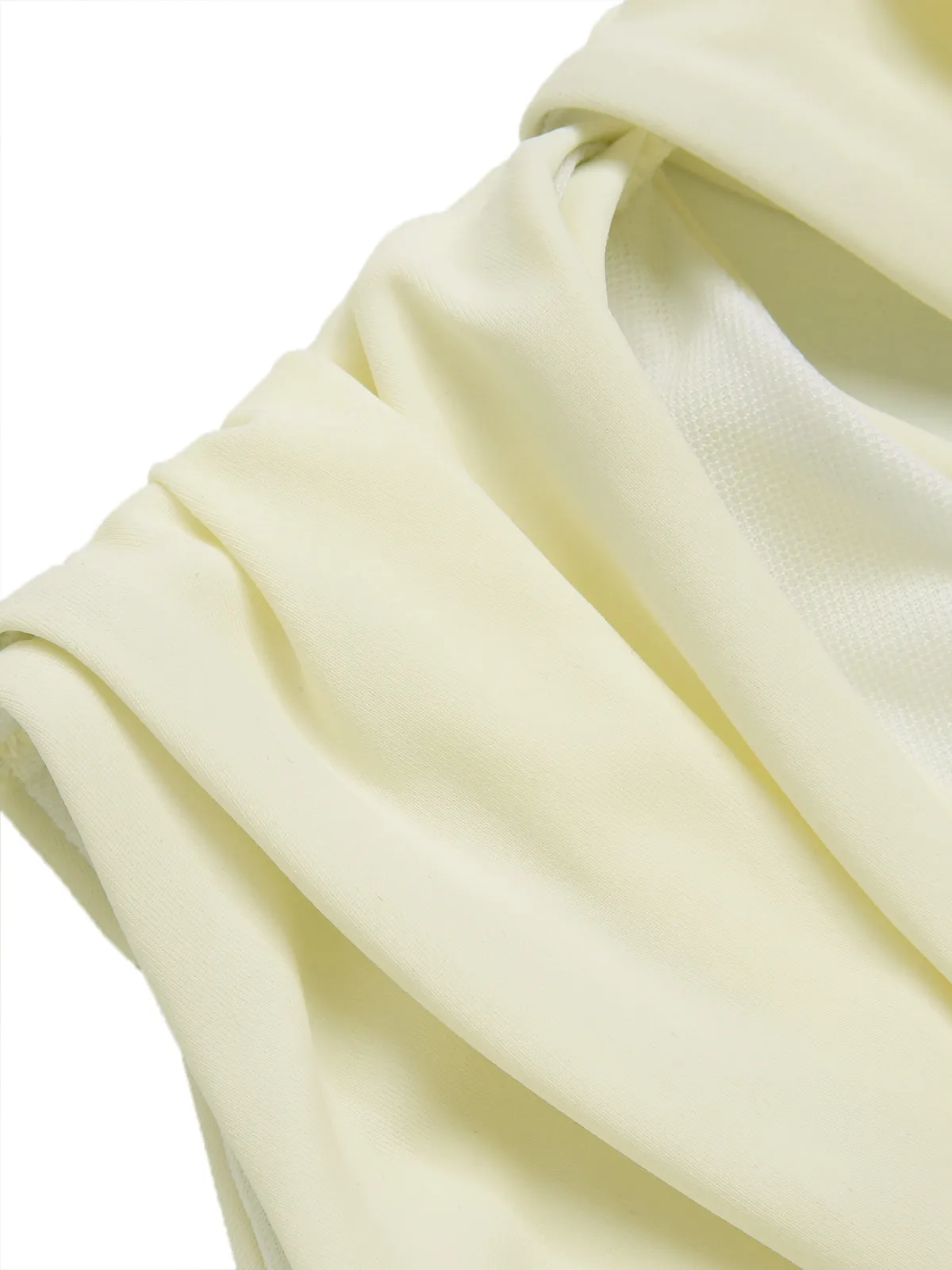 White 1930S 3D Flowers Hollow Bandeau Swimsuit sold by Retro Stage product image thumbnail 5