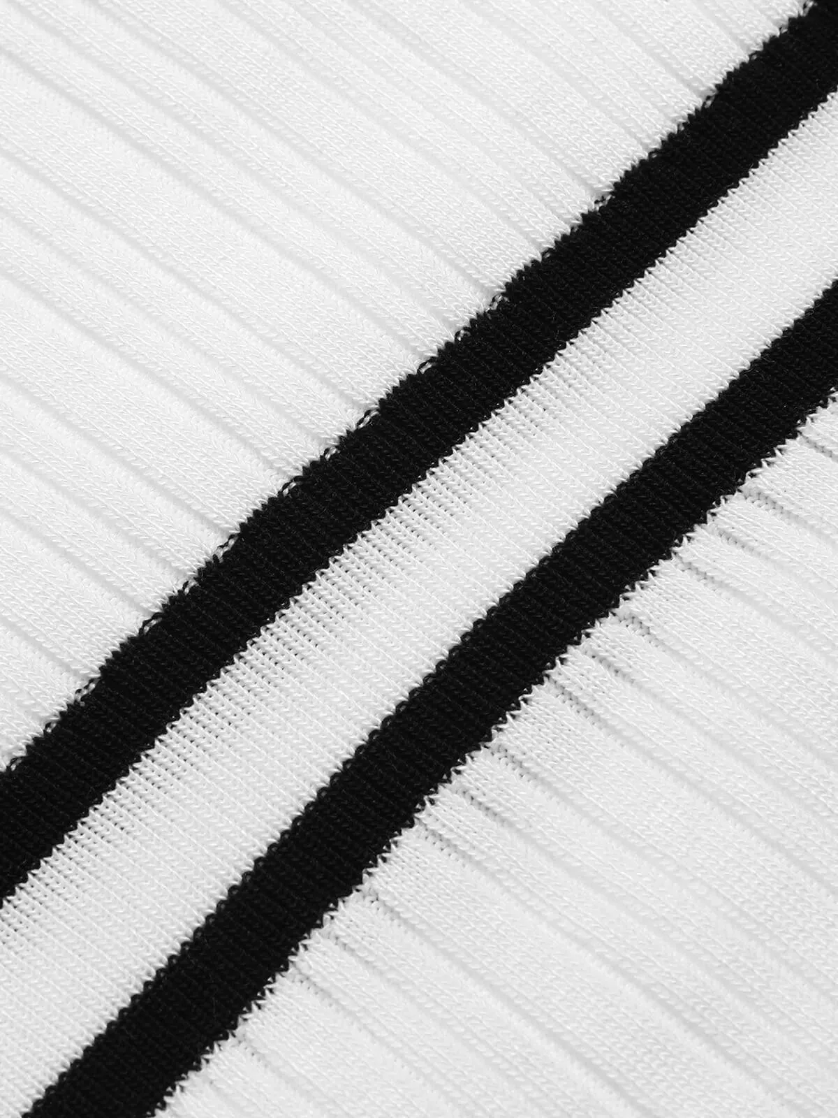 White 1960s Contrast Binding Knit Dress sold by Retro Stage product image thumbnail 4