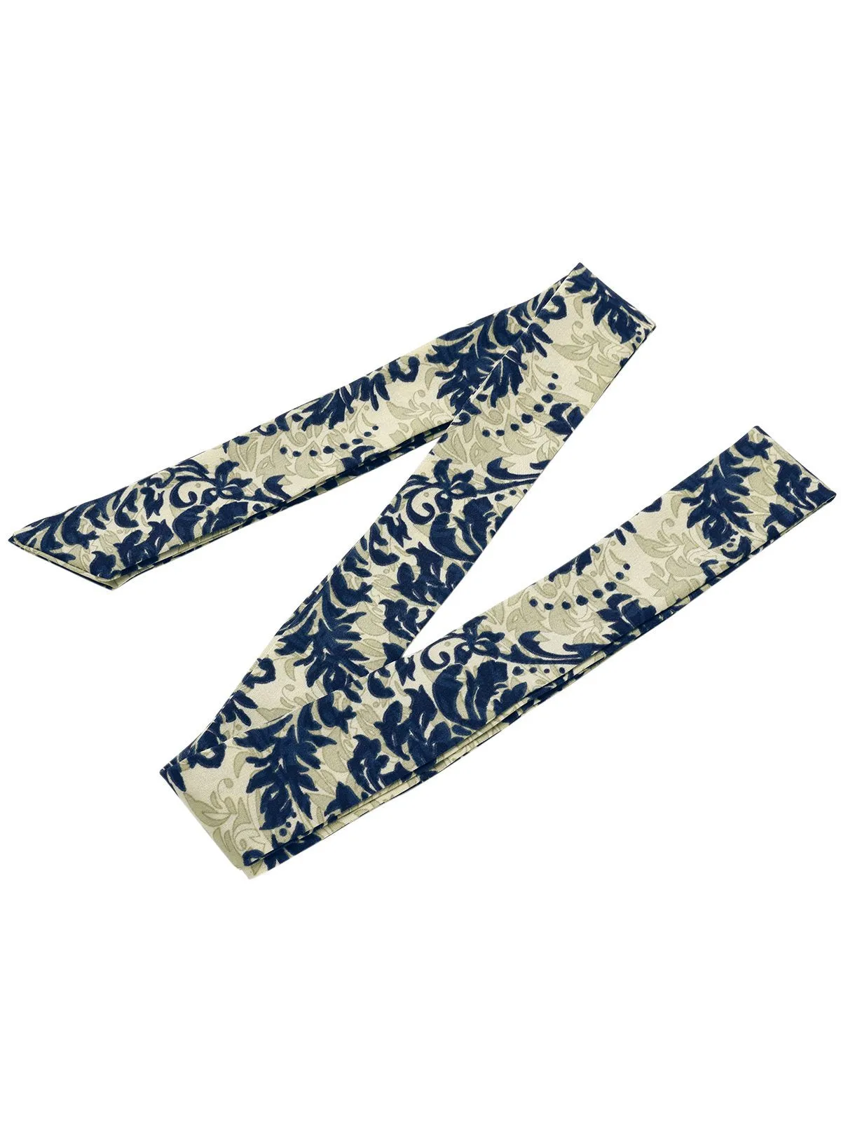 Blue 1950s Floral Print One Shoulder Romper sold by Retro Stage product image thumbnail 5