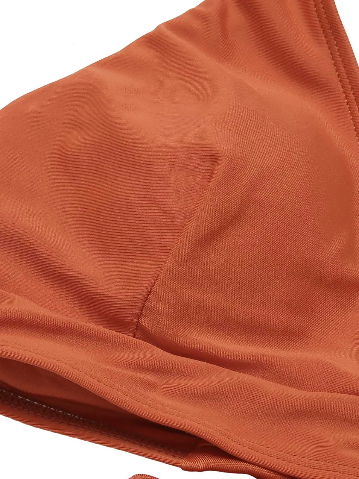 Red 1930s Halter Contrast Swimsuit sold by Retro Stage product image thumbnail 4