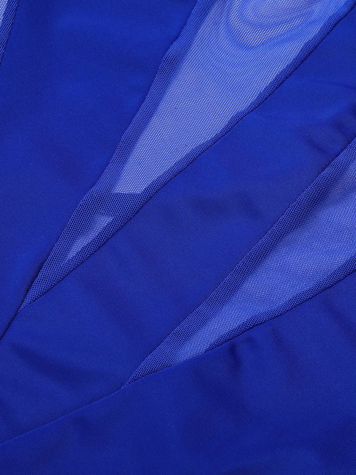 1950s Solid Semi-Sheer Back Tie Swimsuit sold by Retro Stage product image thumbnail 4