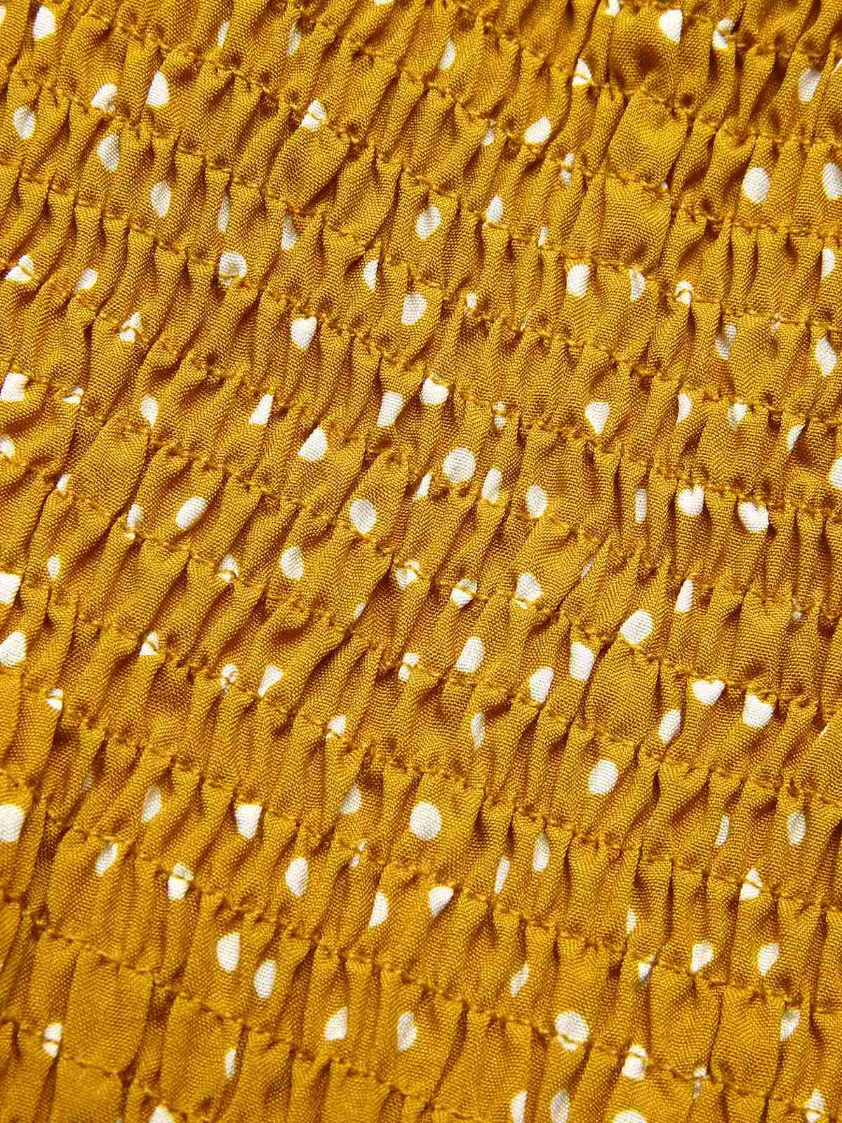 1970s Polka Dots Spaghetti Strap Bind Jumpsuit sold by Retro Stage product image thumbnail 5