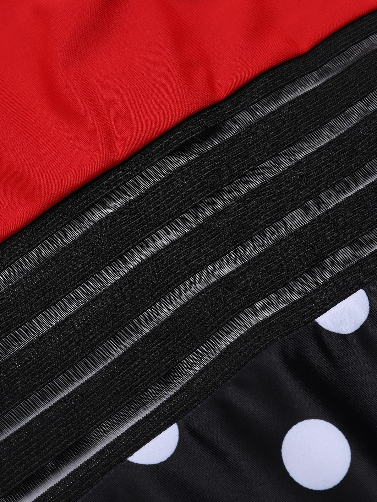 1960s One-Shoulder Ruffles Polka Dots Swimsuit sold by Retro Stage product image thumbnail 4