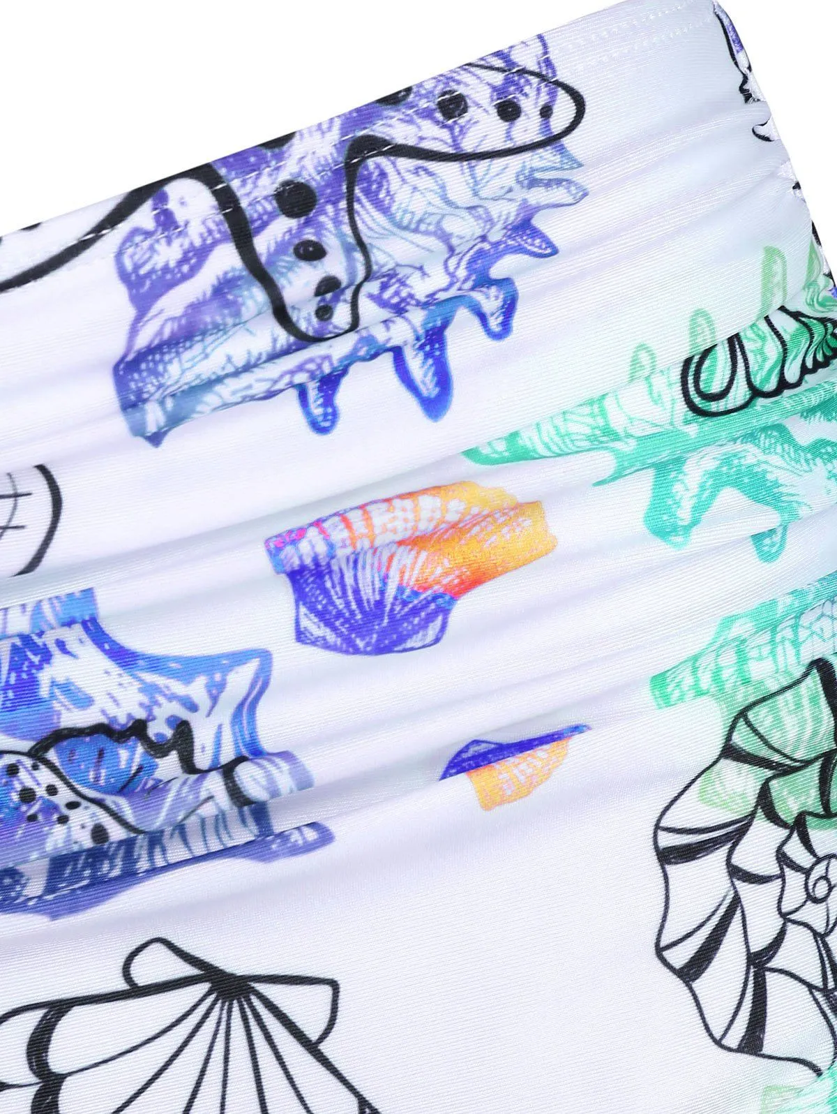 Sky Blue 1950s Straps Criss Cross Bikini Set sold by Retro Stage product image thumbnail 4