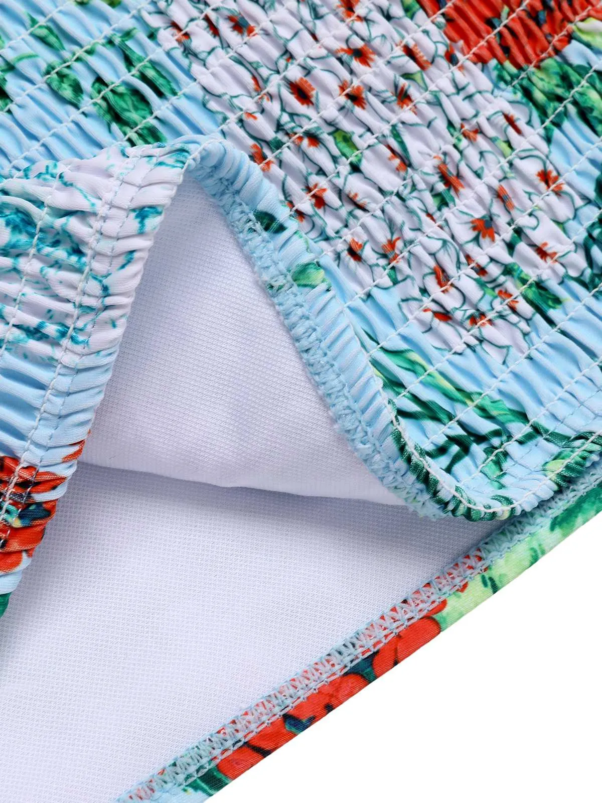 Multicolor 1960s Strap Floral Swimsuit sold by Retro Stage product image thumbnail 4