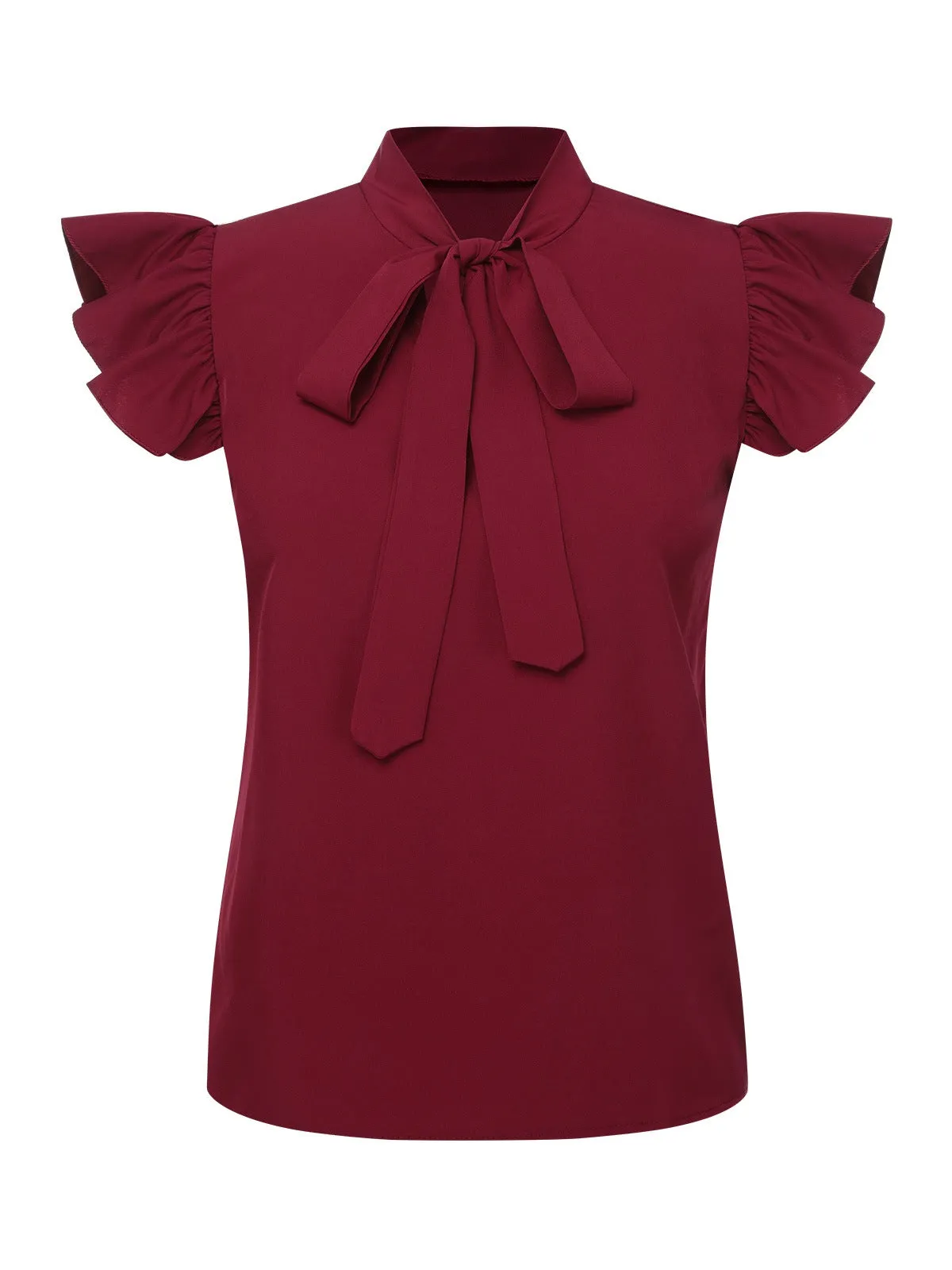 1950s Tie Neck Cap Sleeve Tops sold by Retro Stage