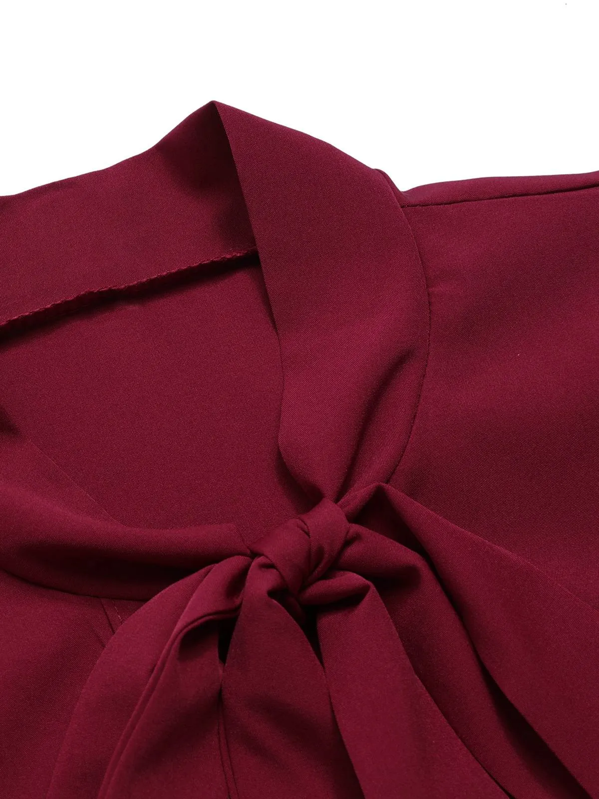 1950s Tie Neck Cap Sleeve Tops sold by Retro Stage product image thumbnail 3