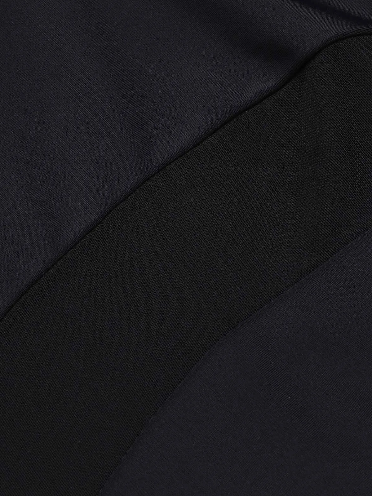 Black 1950s Sheer Patchwork One-Shoulder Swimsuit sold by Retro Stage product image thumbnail 4