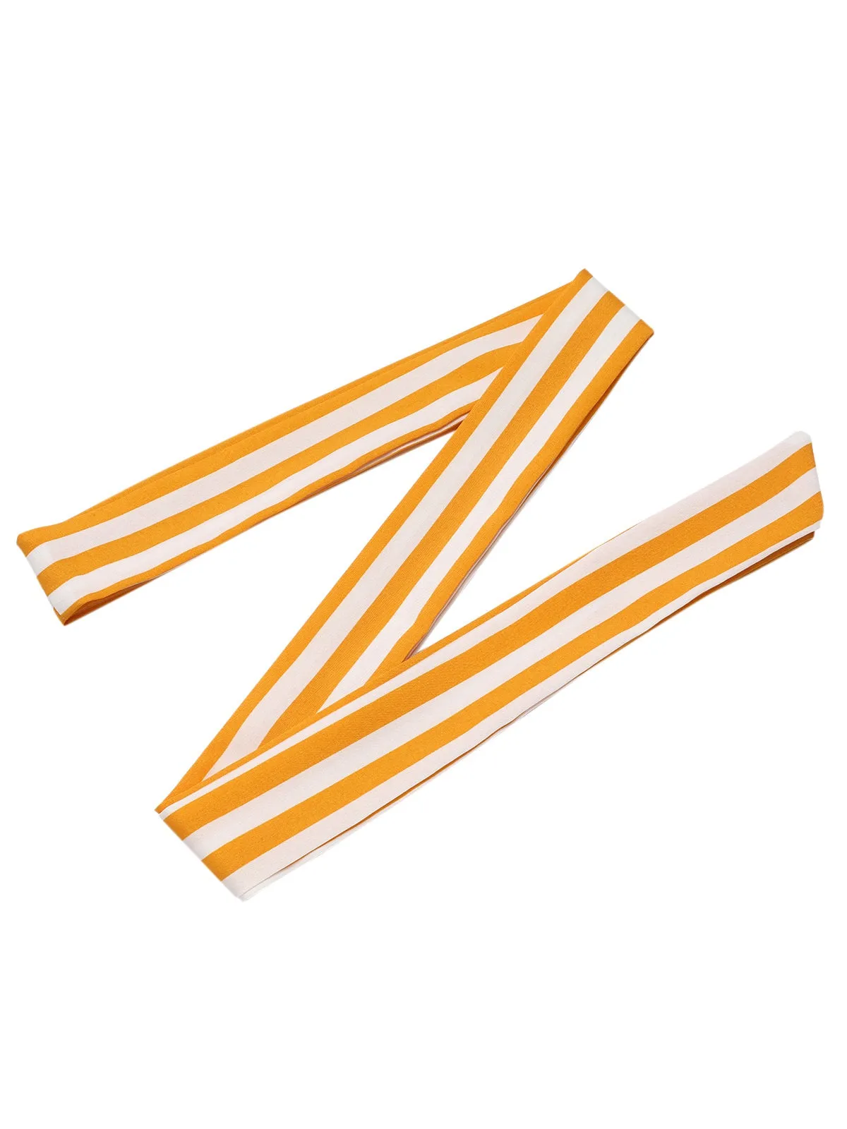 1970s V-Neck Vertical Stripes Lace Up Romper sold by Retro Stage product image thumbnail 5