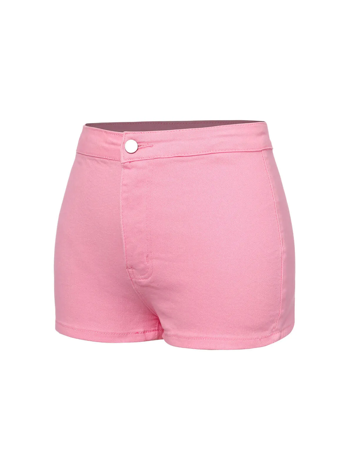 1960s Solid Colored Denim Shorts sold by Retro Stage product image thumbnail 2