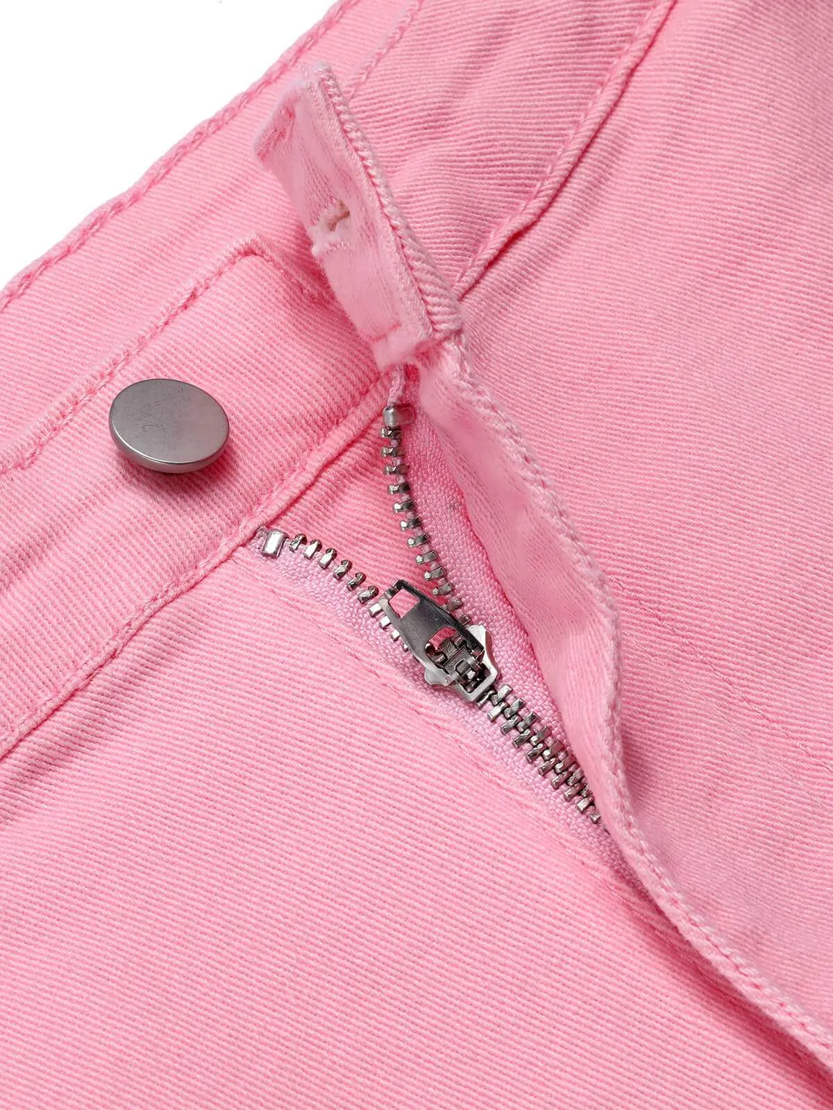 1960s Solid Colored Denim Shorts sold by Retro Stage product image thumbnail 4