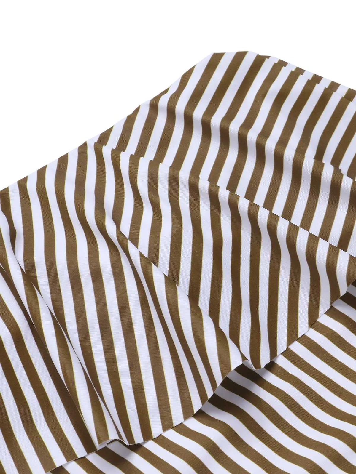 1970s One-Shoulder Stripes Ruffles One-Piece Swimsuit sold by Retro Stage product image thumbnail 4