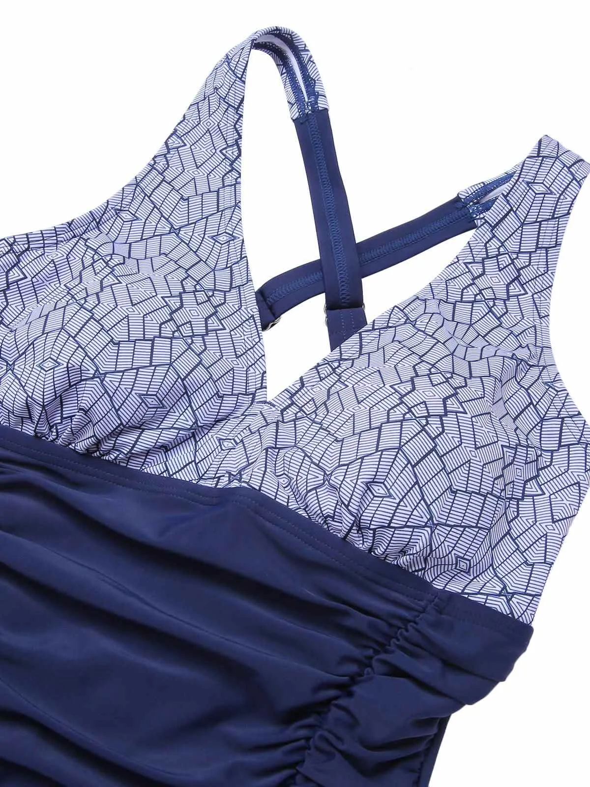 1950s Printed One-Piece Swimsuit sold by Retro Stage product image thumbnail 5