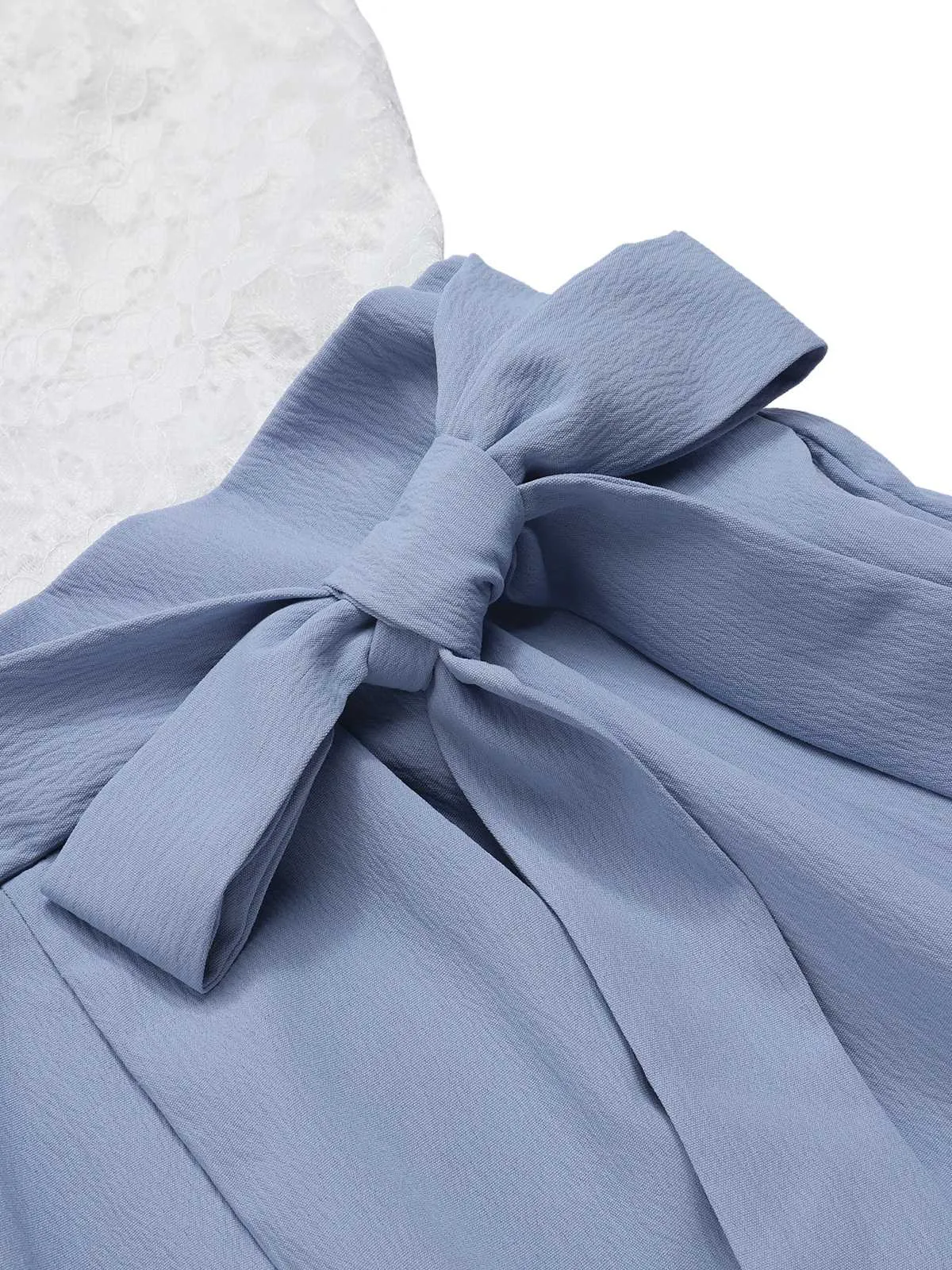 1950s Spaghetti Strap Lace Patchwork Romper sold by Retro Stage product image thumbnail 4