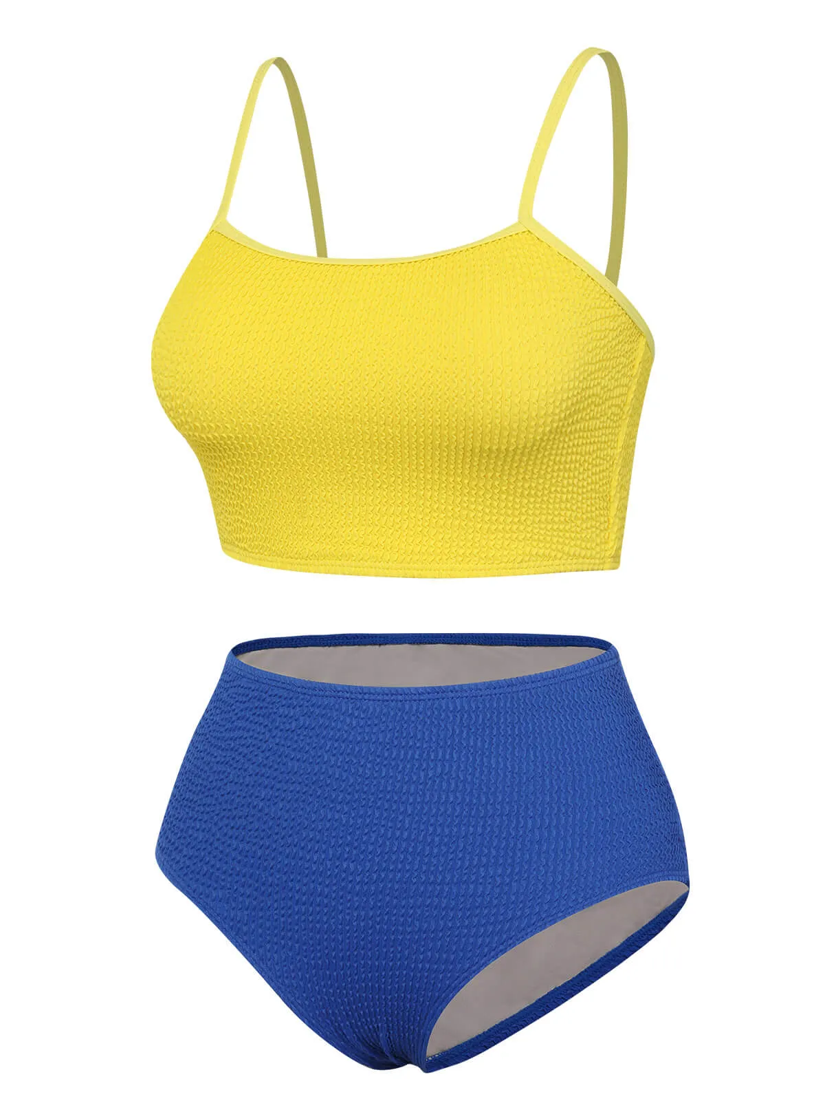 1950s Solid High Rise Strap Swimsuit sold by Retro Stage product image thumbnail 2