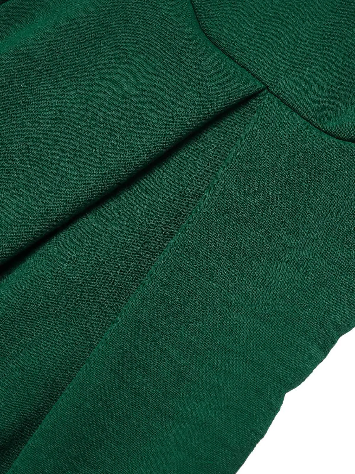 Green 1930s V-Neck Sleeveless Jumpsuit sold by Retro Stage product image thumbnail 4