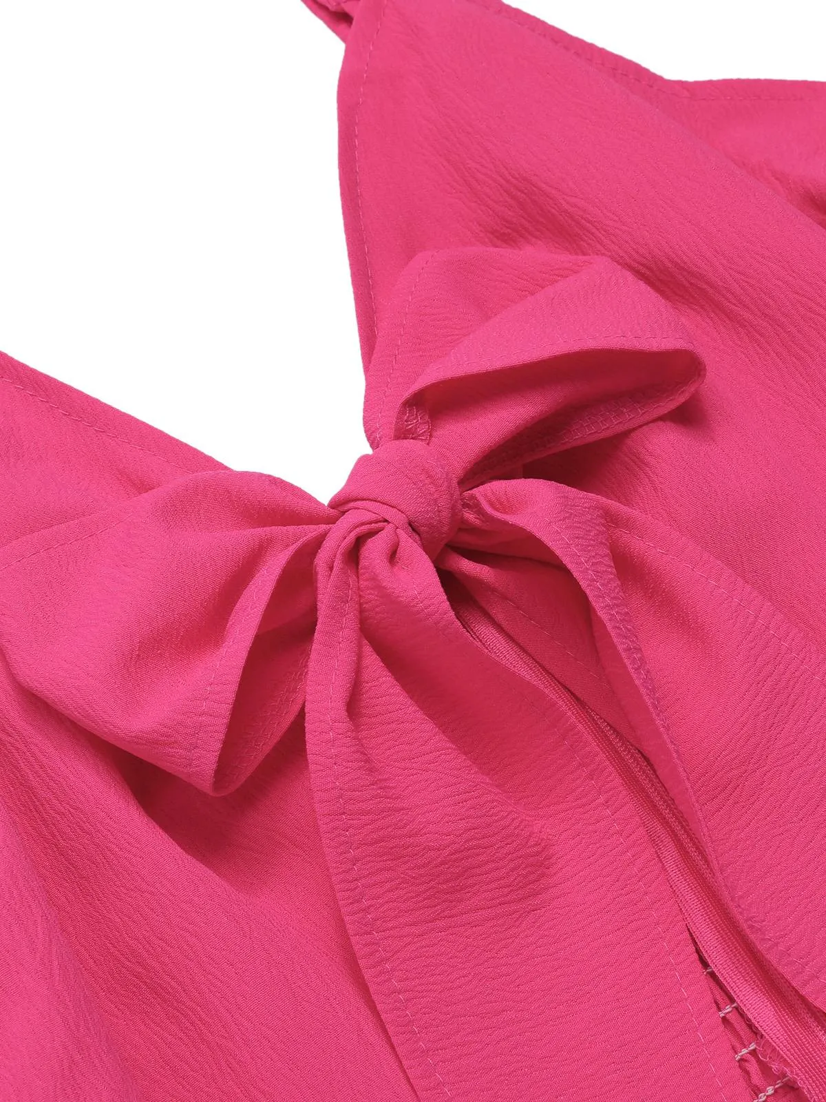 1950s Chest Bow Spaghetti Strap Jumpsuit sold by Retro Stage product image thumbnail 4