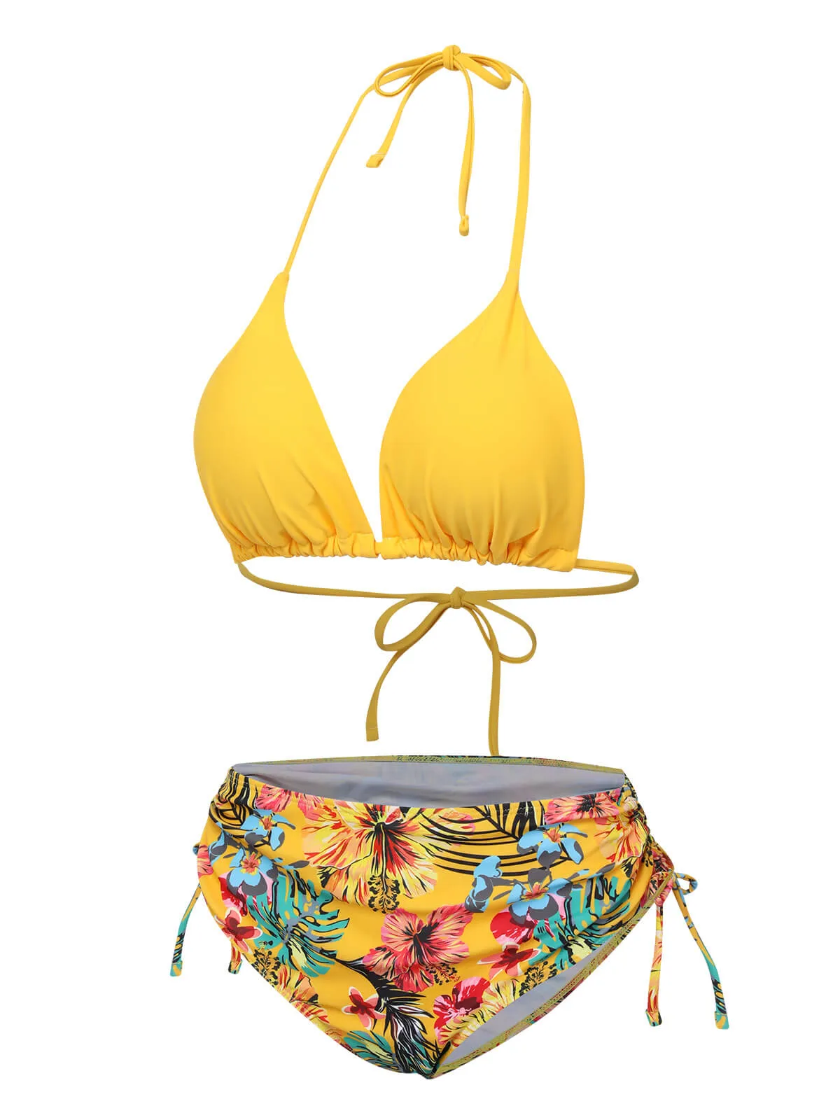 1960s Tropical Halter Bikini Set & Cover-Up sold by Retro Stage product image thumbnail 4