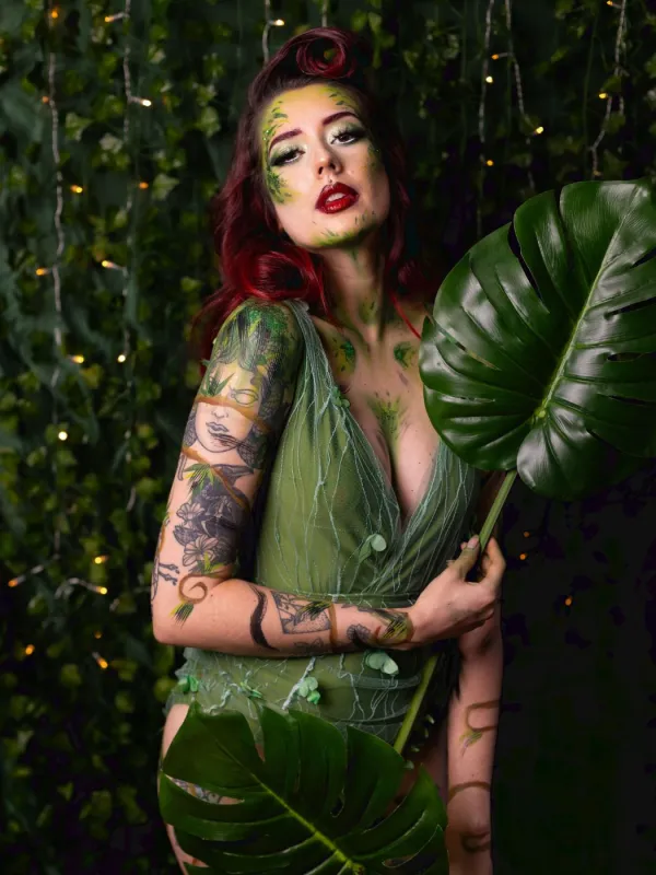 Green 1960s 3D Butterfly Mesh Swimsuit sold by Retro Stage