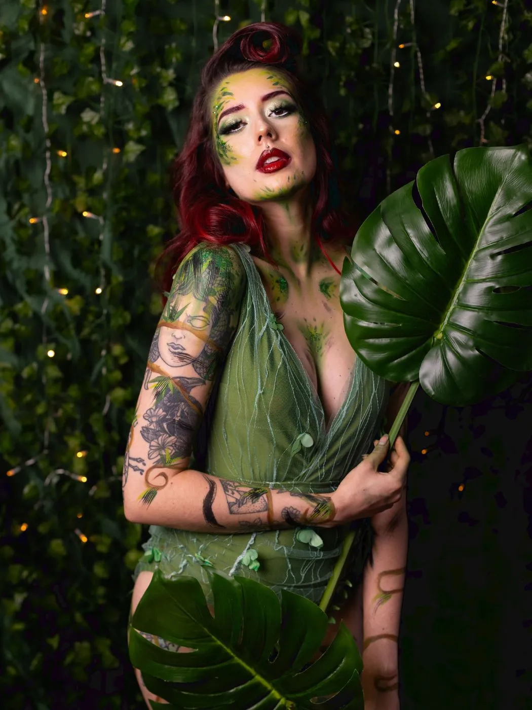 Green 1960s 3D Butterfly Mesh Swimsuit sold by Retro Stage