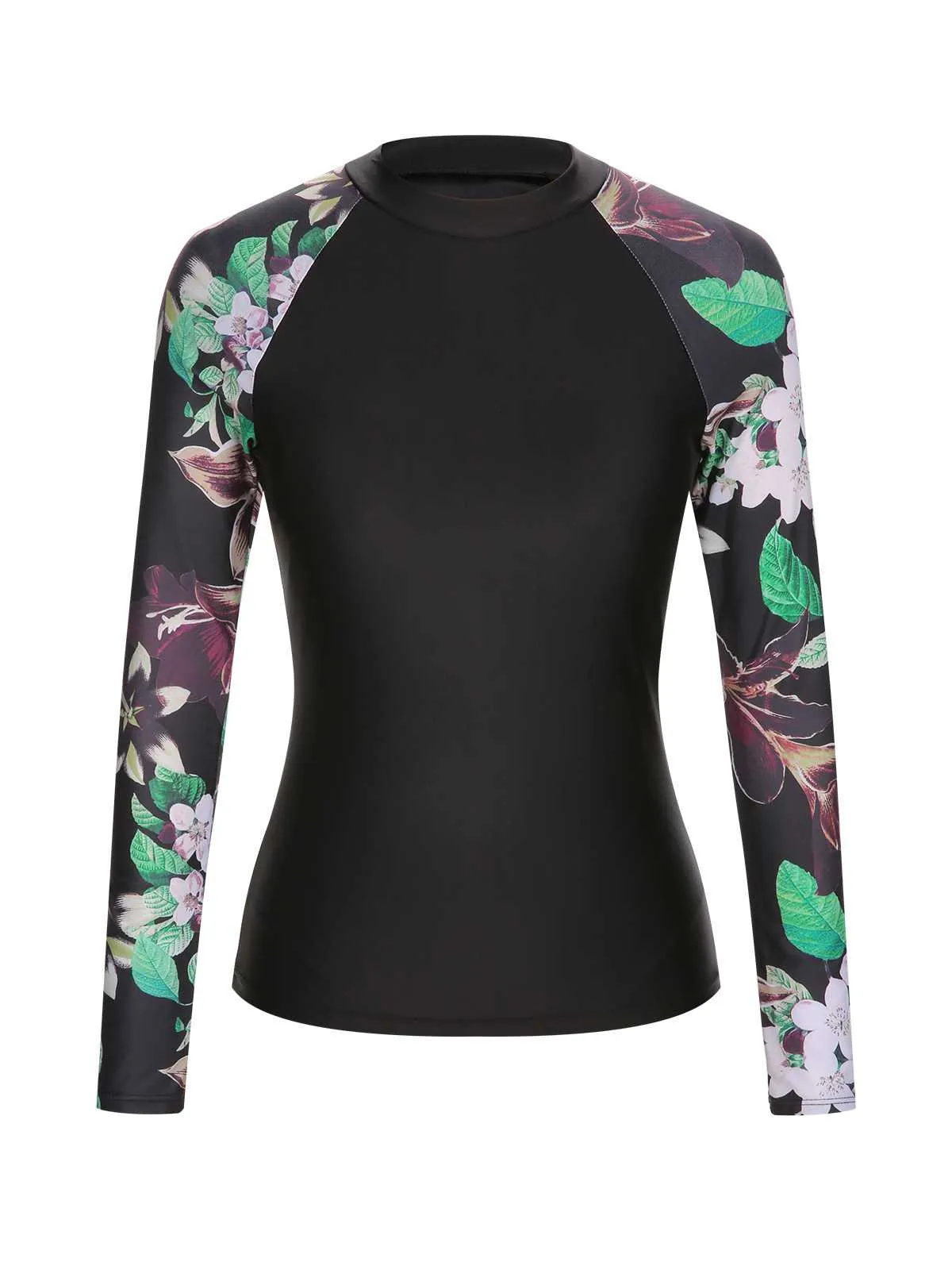 Black 1960s Floral Swimsuit Set sold by Retro Stage product image thumbnail 4