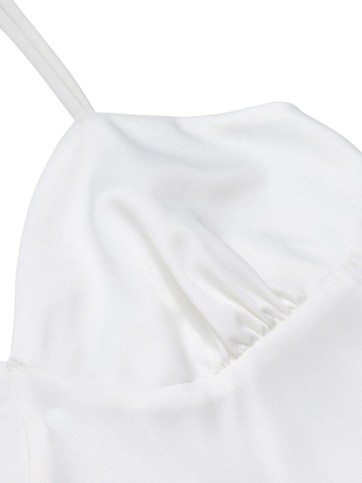 Blue 1930s Laser Flashing Spaghetti Strap Jumpsuit sold by Retro Stage product image thumbnail 5