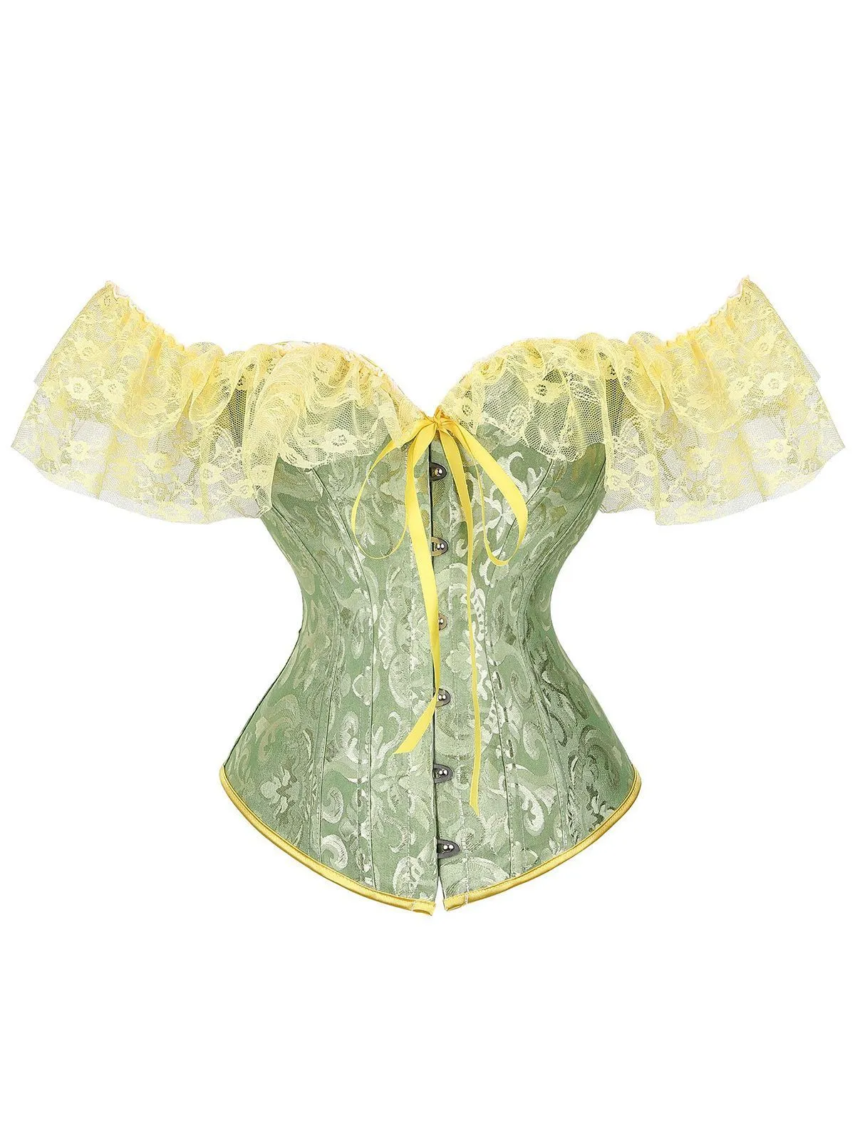 Halloween Steampunk Lace Gothic Corset sold by Retro Stage product image thumbnail 3