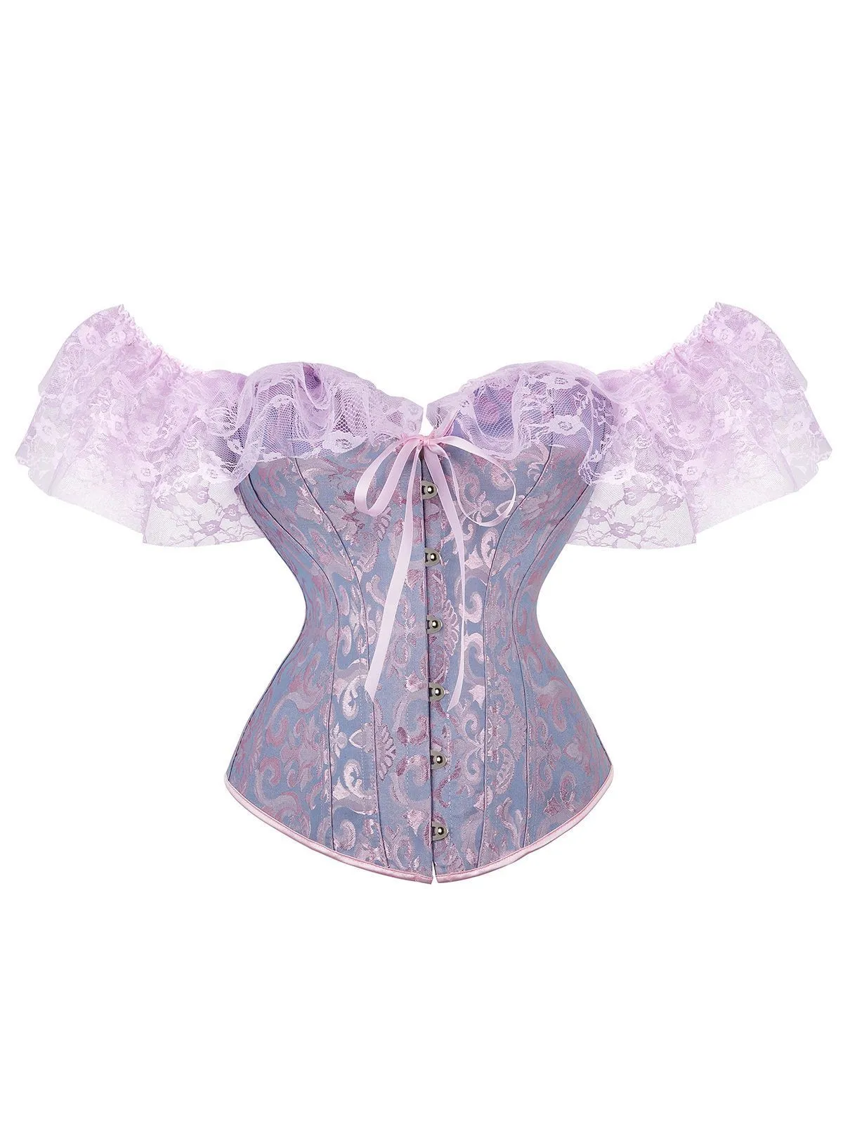 Halloween Steampunk Lace Gothic Corset sold by Retro Stage