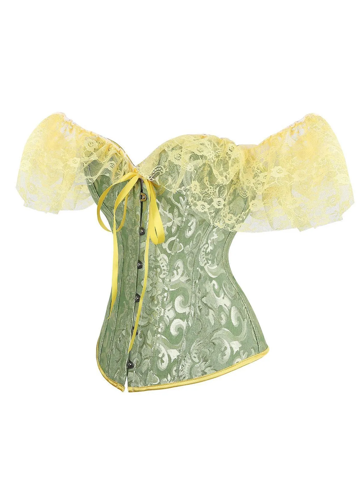 Halloween Steampunk Lace Gothic Corset sold by Retro Stage product image thumbnail 4