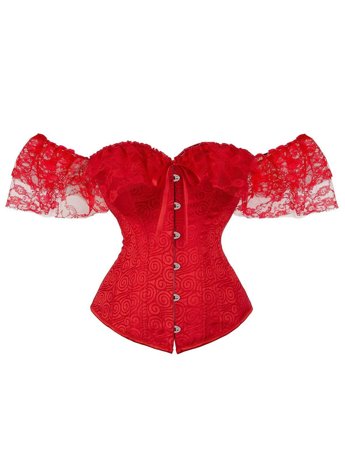 Halloween Steampunk Lace Gothic Corset sold by Retro Stage product image thumbnail 5