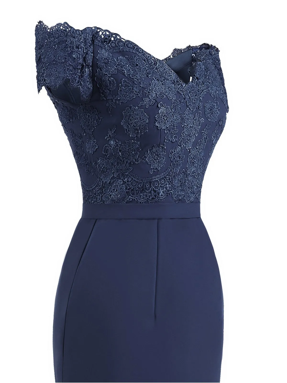 1930s Vintage Chiffon Off Shoulder Maxi Dress sold by Retro Stage product image thumbnail 5