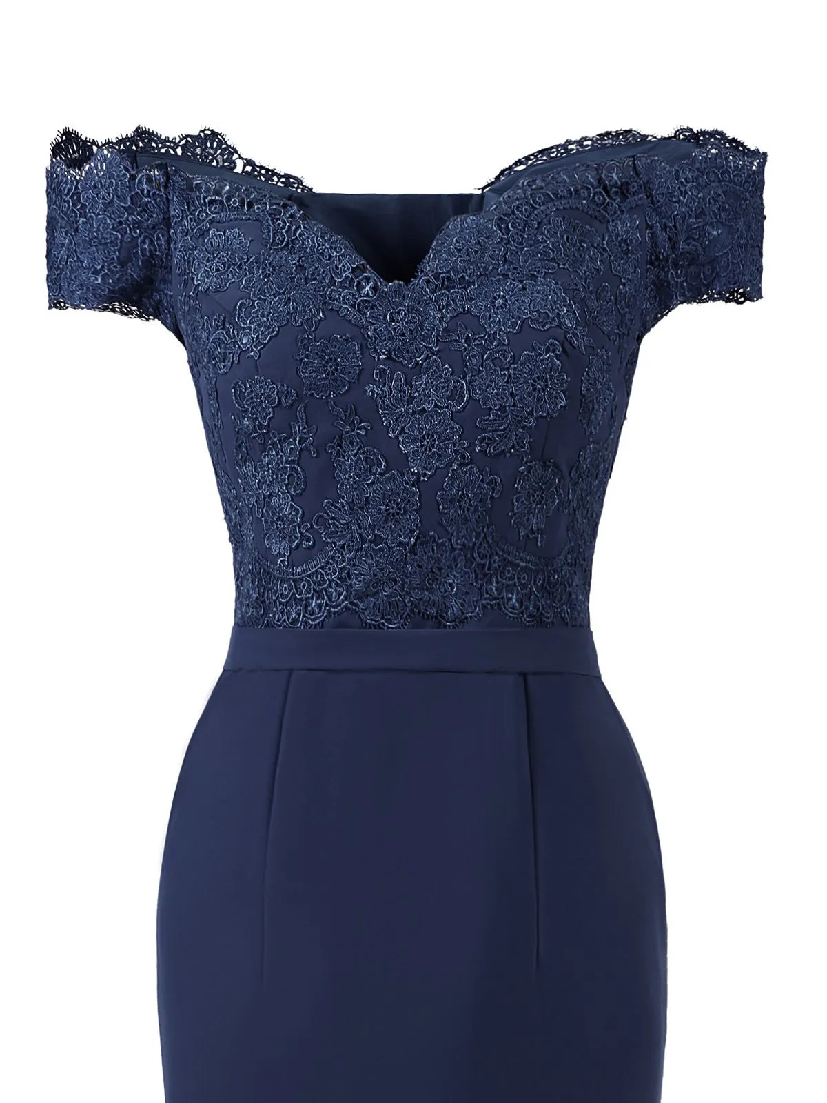 1930s Vintage Chiffon Off Shoulder Maxi Dress sold by Retro Stage product image thumbnail 4