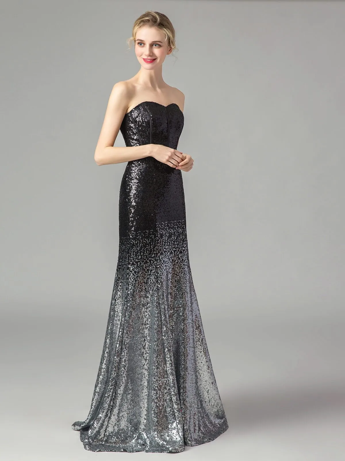 1930s Vintage Strapless Bridesmaid Maxi Dress sold by Retro Stage product image thumbnail 3