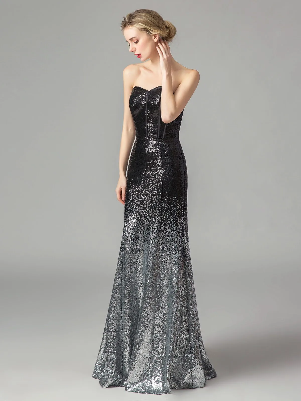 1930s Vintage Strapless Bridesmaid Maxi Dress sold by Retro Stage product image thumbnail 2