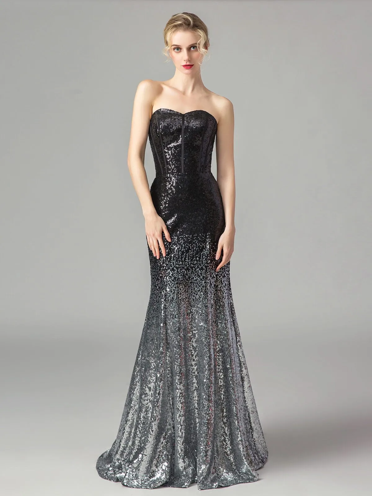 1930s Vintage Strapless Bridesmaid Maxi Dress sold by Retro Stage