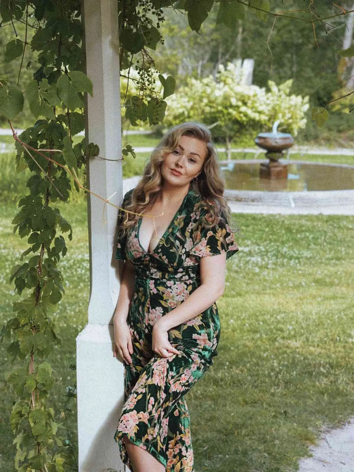 Green 1930s Velvet Vintage Jumpsuit sold by Retro Stage product image thumbnail 2