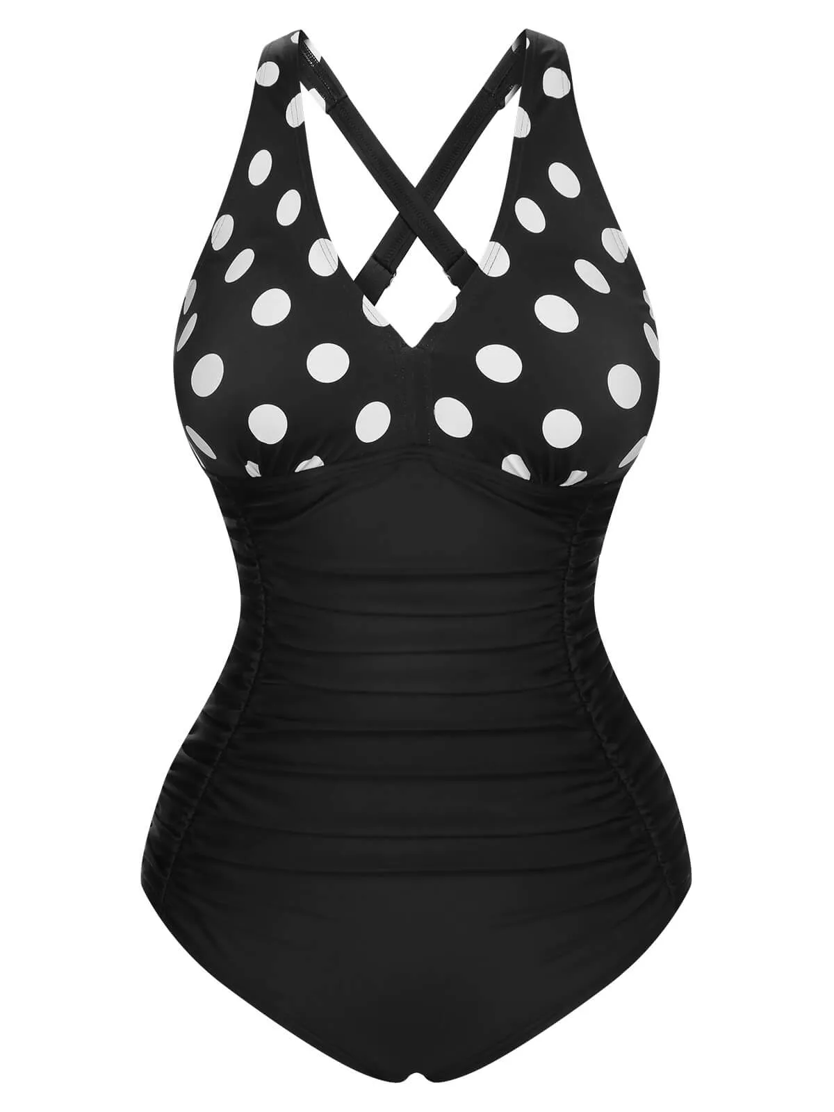 1950s Printed One-Piece Swimsuit sold by Retro Stage product image thumbnail 5