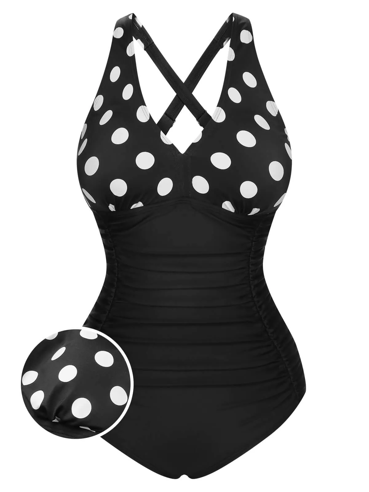 1950s Printed One-Piece Swimsuit sold by Retro Stage product image thumbnail 2