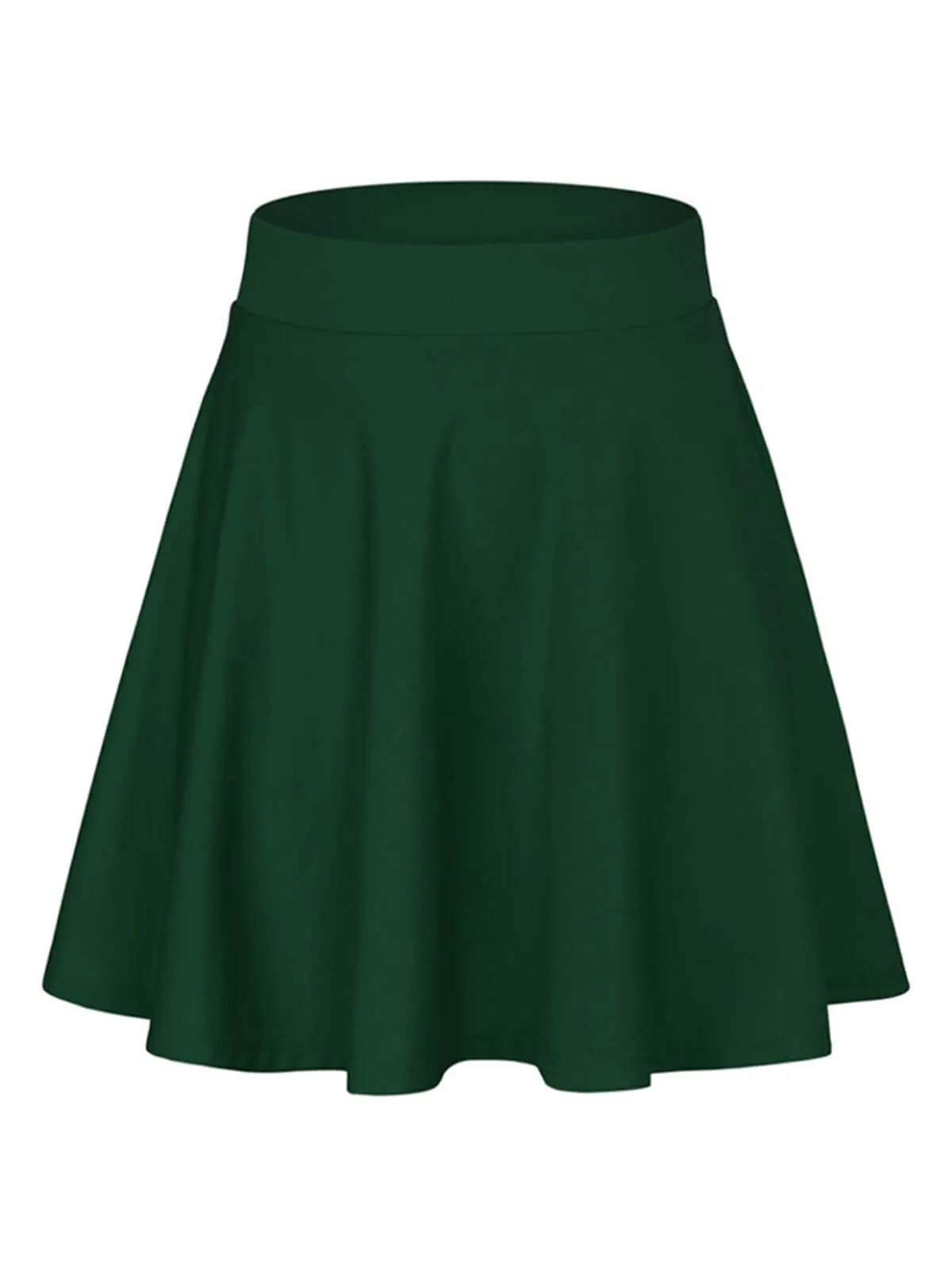 1940s Solid Thigh-Length A-Line Skirt sold by Retro Stage product image thumbnail 4