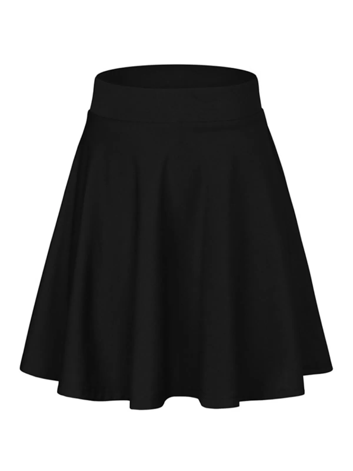 1940s Solid Thigh-Length A-Line Skirt sold by Retro Stage product image thumbnail 3