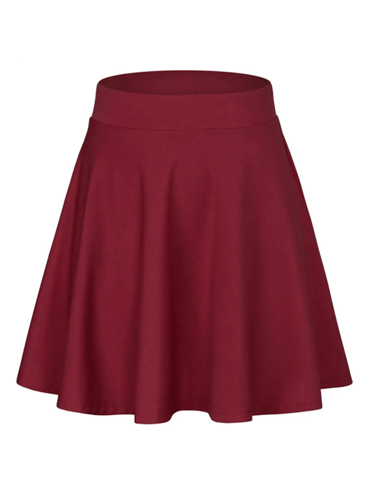 1940s Solid Thigh-Length A-Line Skirt sold by Retro Stage