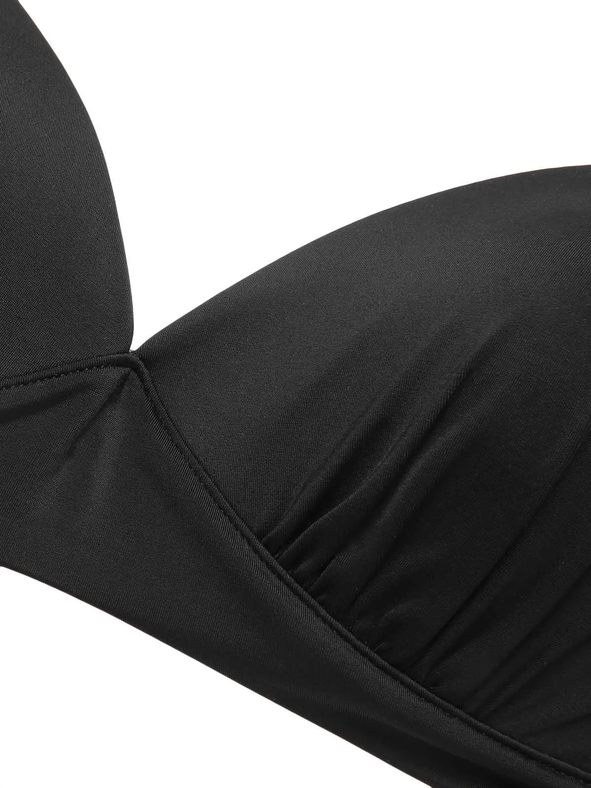 1950s Halter Plaids Lace-Up Swimsuit sold by Retro Stage product image thumbnail 5