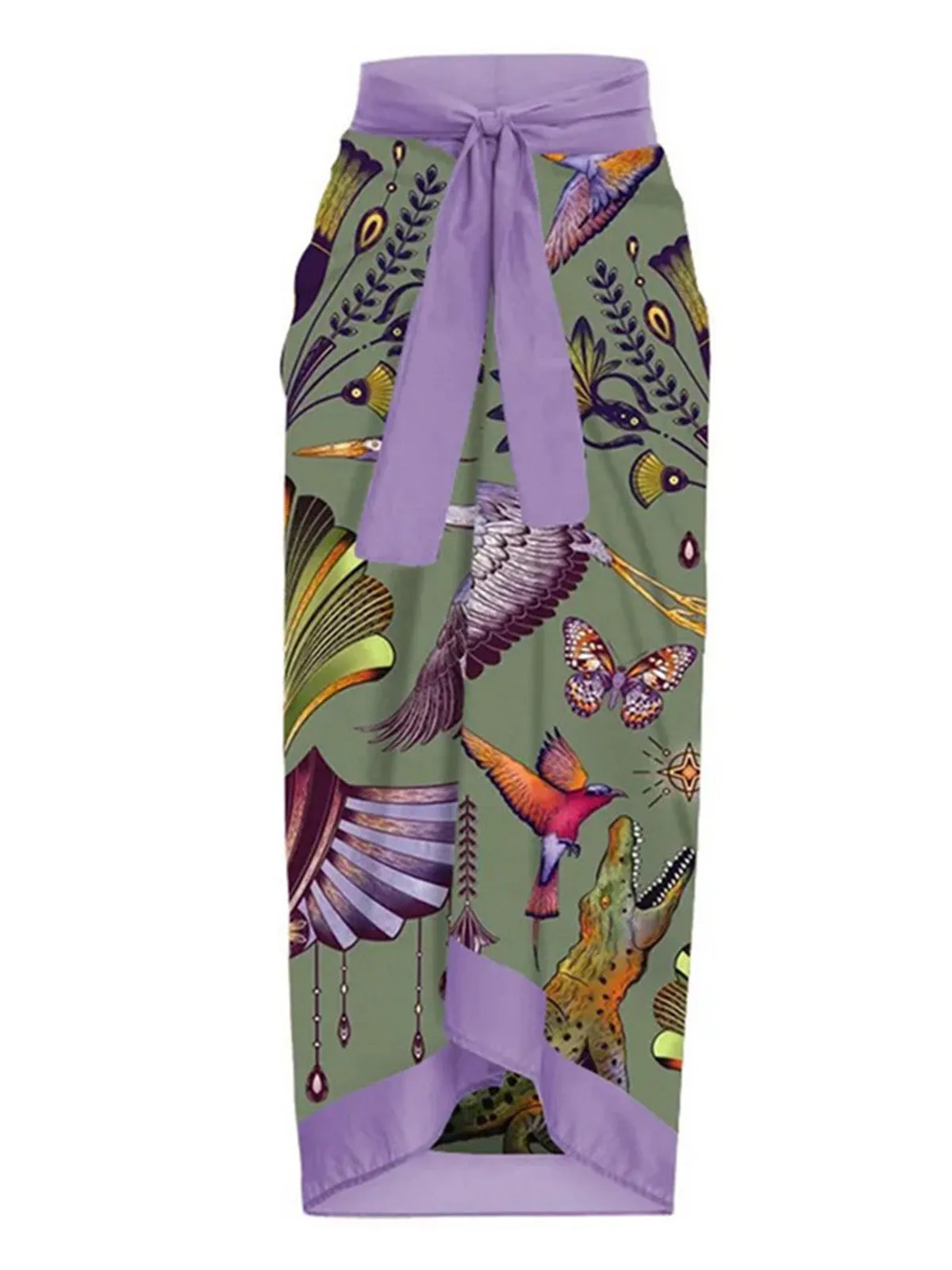 1950s Forest Animals Lace-up Swimsuit & Cover-up sold by Retro Stage product image thumbnail 3