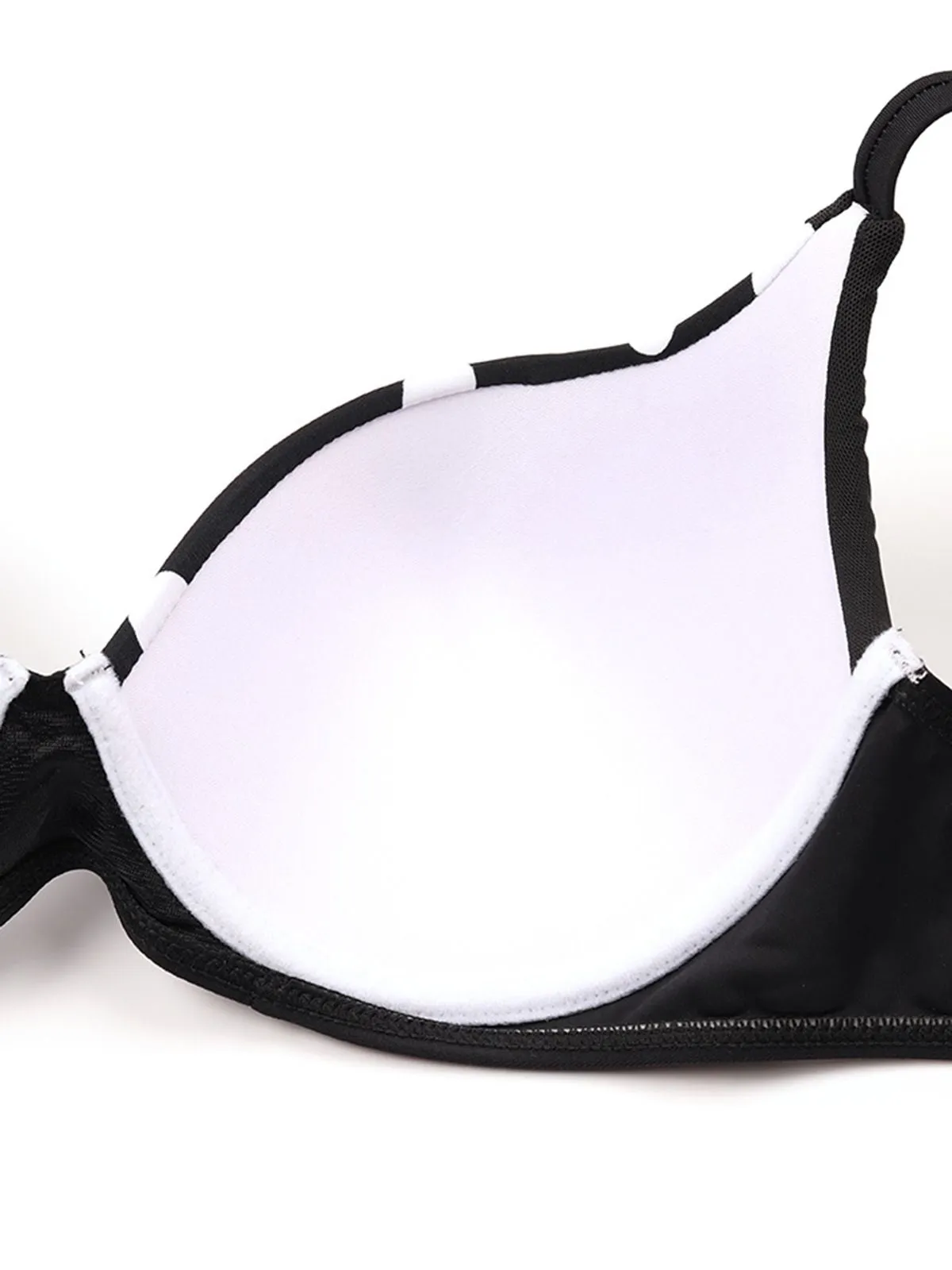 Black 1960s Polka Dot Bikini Set with Skirt sold by Retro Stage product image thumbnail 5