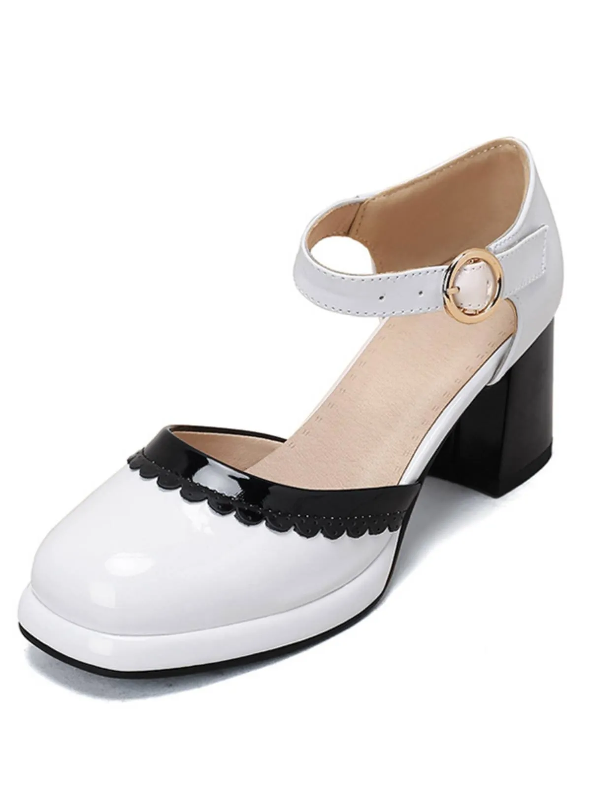 Retro Ankle Strap High Heels Shoes sold by Retro Stage product image thumbnail 3