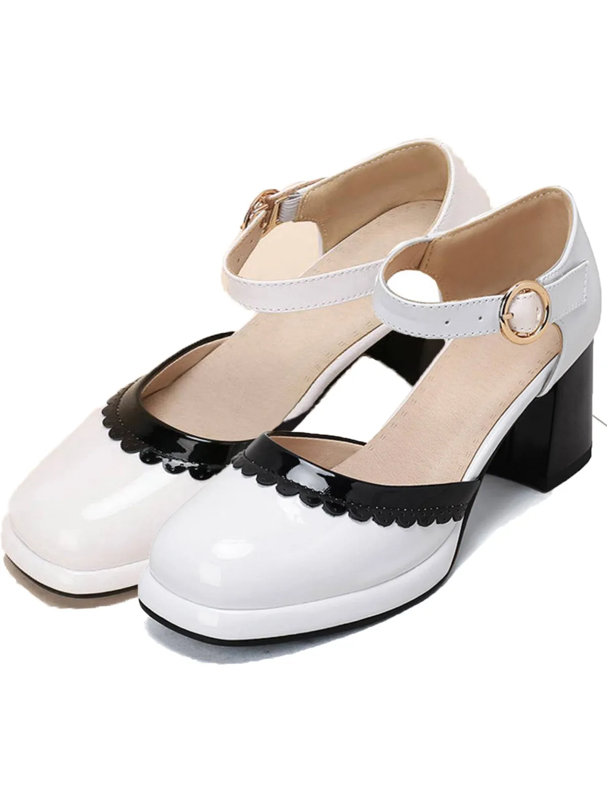 Retro Ankle Strap High Heels Shoes sold by Retro Stage product image thumbnail 2