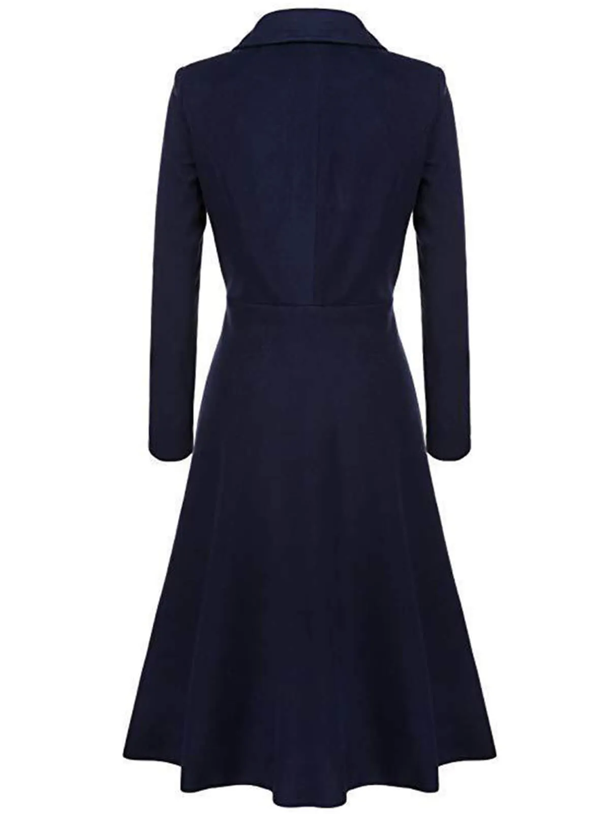 1930s Solid Lapel Long Sleeve Coat sold by Retro Stage product image thumbnail 4