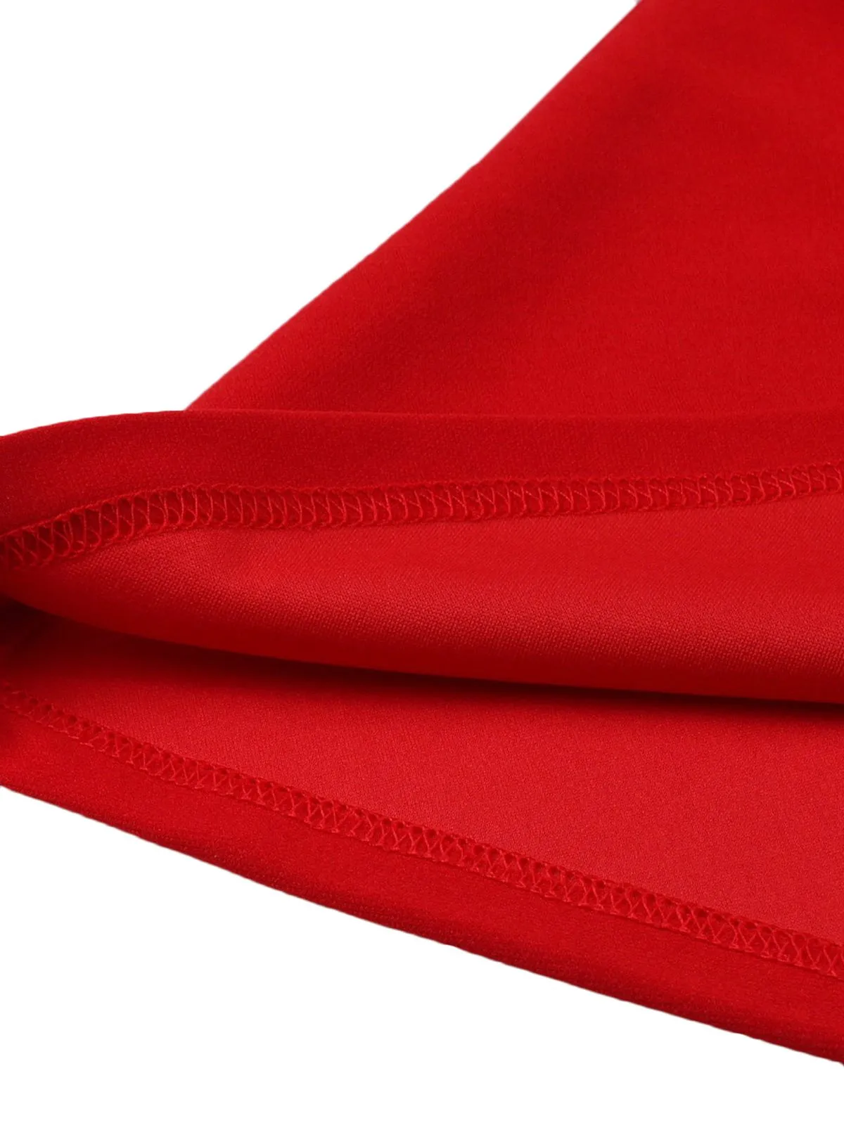 1950s Lapel Polka Dots Sleeveless Belted Dress sold by Retro Stage product image thumbnail 5