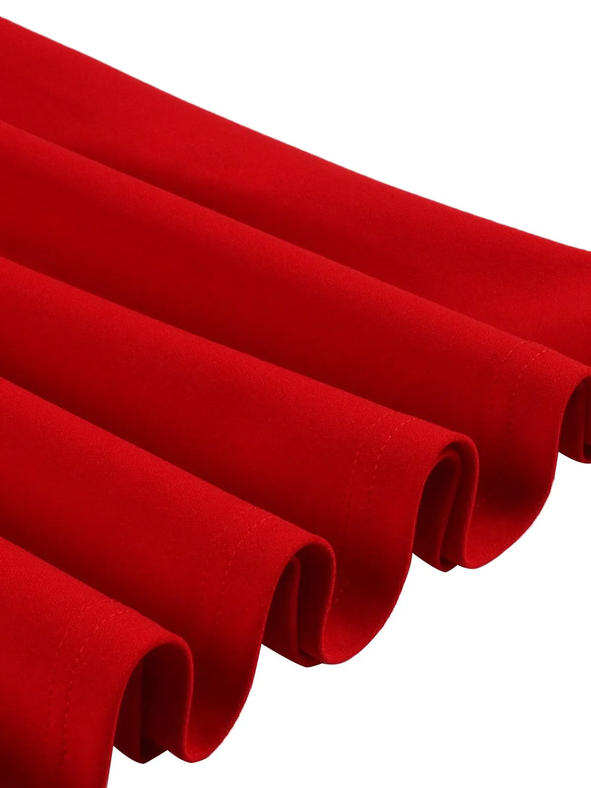 1950s Lapel Polka Dots Sleeveless Belted Dress sold by Retro Stage product image thumbnail 3